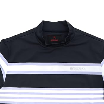 BRIEFING GOLF MARINE STRIPE HIGH NECK／L BRIEFING GOLF MARINE STRIPE HIGH NECK／L